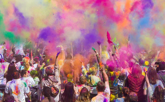 Holi Celebration In Ramdev PG College